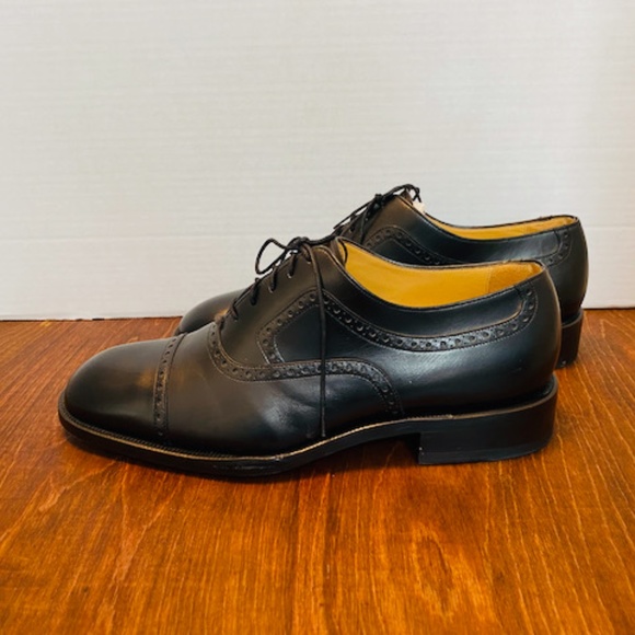 Bally Benedict Leather Men\'s Square Cap Toe Shoes. main image 4